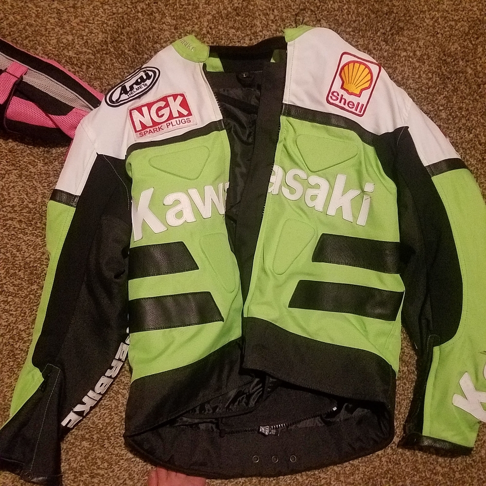 Kawasaki pro bike jacket